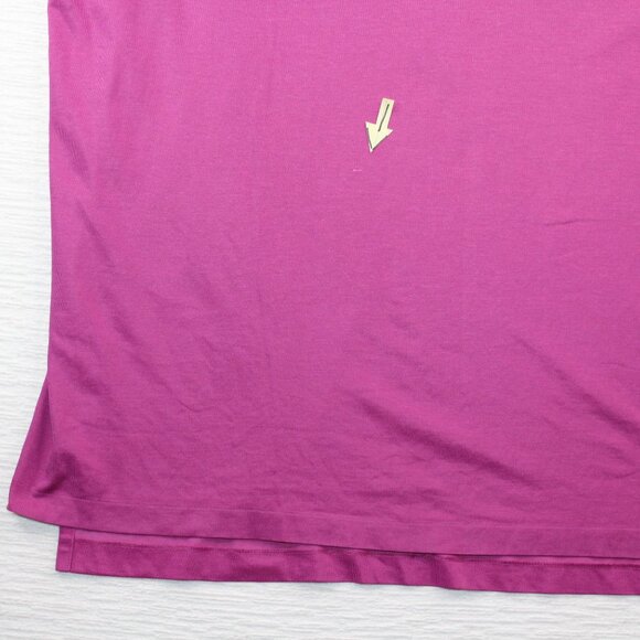 Ralph Lauren Mens 2XL Polo Golf Performance Solid Purple Polo Shirt - Picture 6 of 8